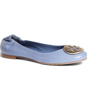 Tory Burch Reva Flat Light Blue size 7